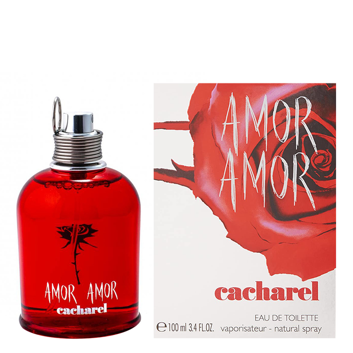 Amor Amor For Women By Cacharel  Eau De Toilette Spray 3.4 oz