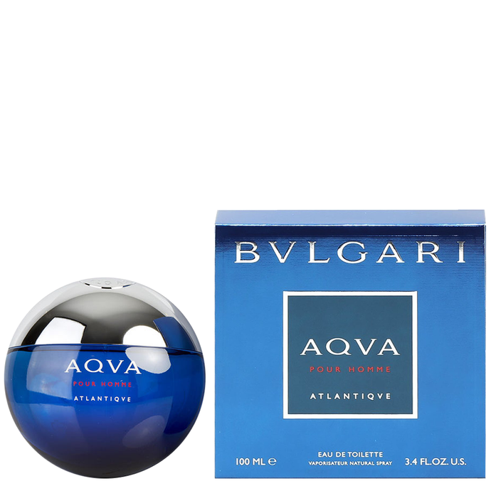 Aqua Atlantique For Men By Bvlgari Eau De Toilette Spray 3.4 oz