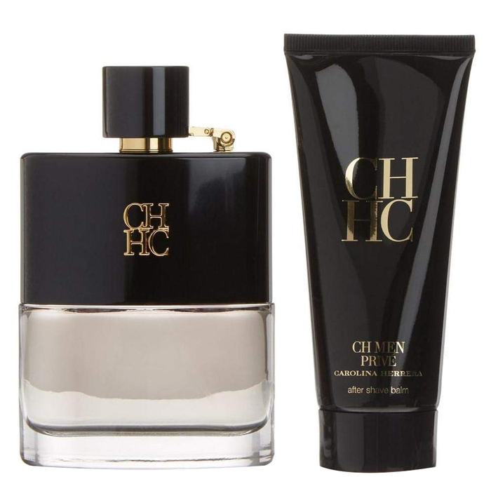 CH Prive For Men By Carolina Herrera Eau De Toilette Spray 3.4 oz. Gift set 2 pieces