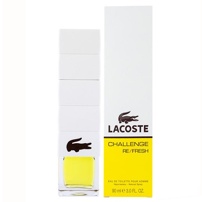 Challenge Refresh For Men By Lacoste Eau de Toilette Spray 3.0 oz