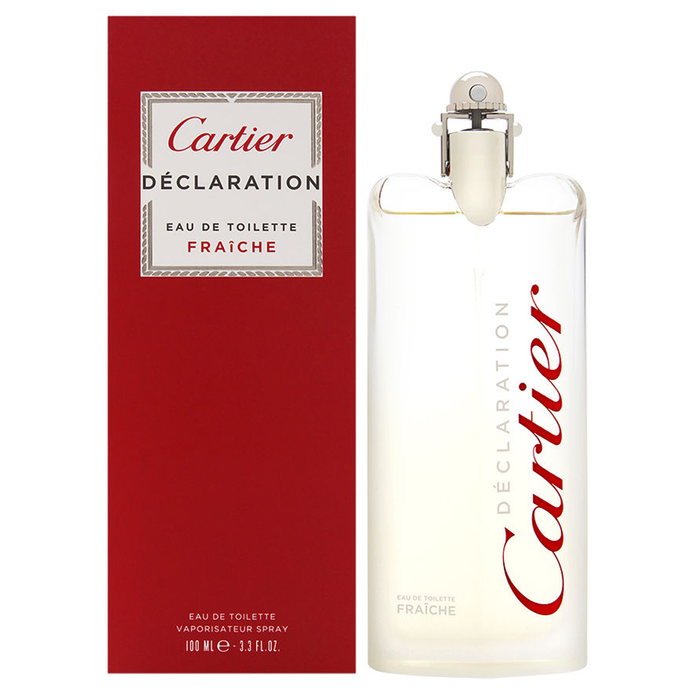 Declaration Eau Fraiche For Men By Cartier Eau De Toilette Spray 3.3 oz