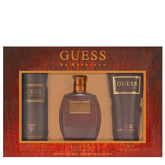 Guess Marciano For Men By Guess Eau de Toilette Spray 3.4 oz Gift Set 3 pcs