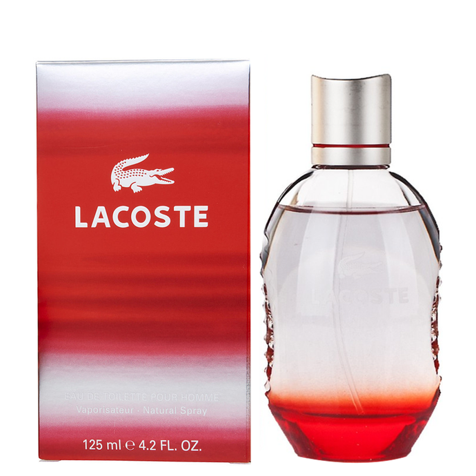 Lacoste Red For Men By Lacoste Eau De Toilette Spray 4.2 oz