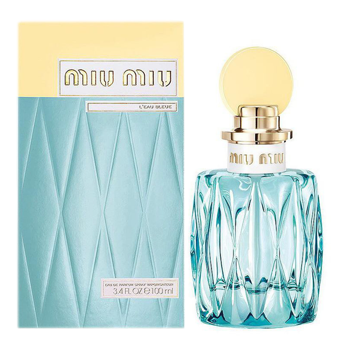 Miu Miu L'eau Bleue For Women By Miu Miu Eau De Parfum Spray 3.4 Oz