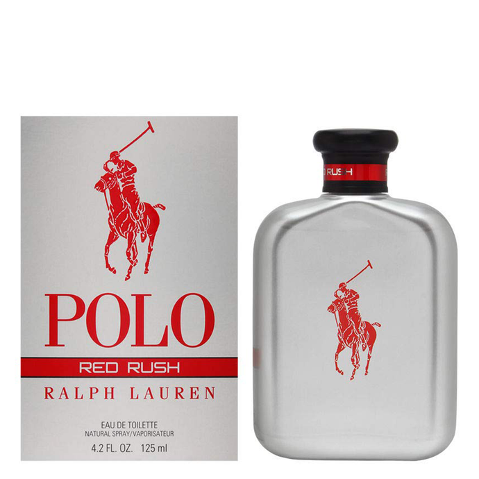 Polo Red Rush For Men By Ralph Lauren Eau de Toilette Spray 4.2