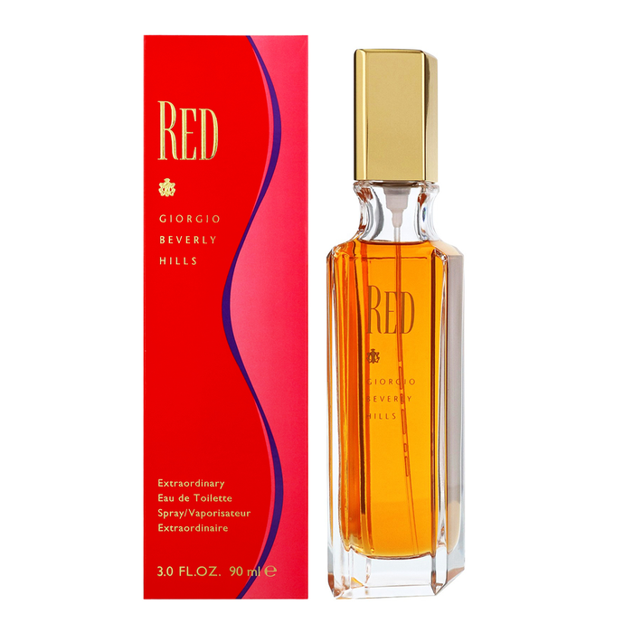 Red for Women by Giorgio Beverly Hills Eau De Toilette Spray 3 oz