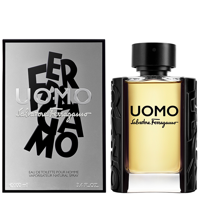 Uomo For Men By Salvatore Ferragamo Eau De Toilette Spray 3.4 oz