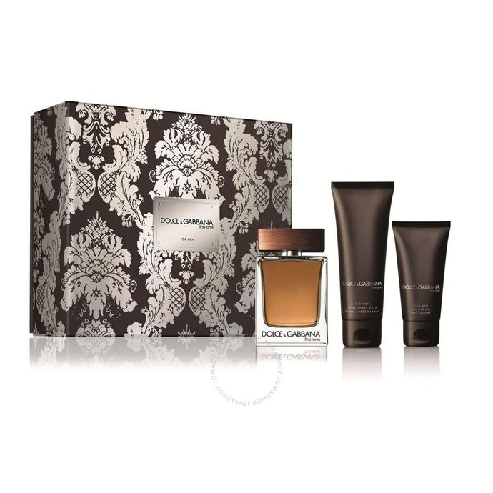 The One For Men By Dolce & Gabbana Eau de toilette Spray 3.3 oz Gift Set 3 pcs